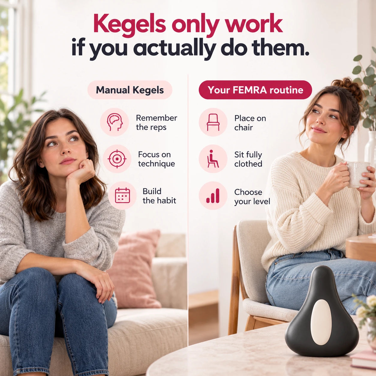 Kegels and a consistent routine